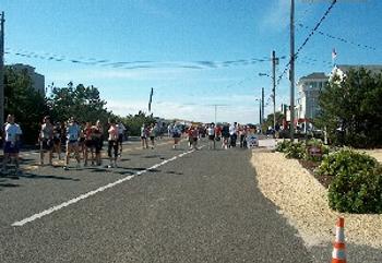 The Annual 18 Mile Race Starts Near Lorry's Long Beach Island Motel