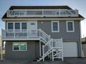Front View Of LBI Vacation House