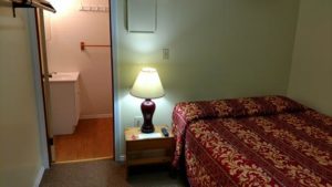 Smaller Single Room With 1 Queen Bed And Private Bathroom and Private Entrance That Costs Less Money! 